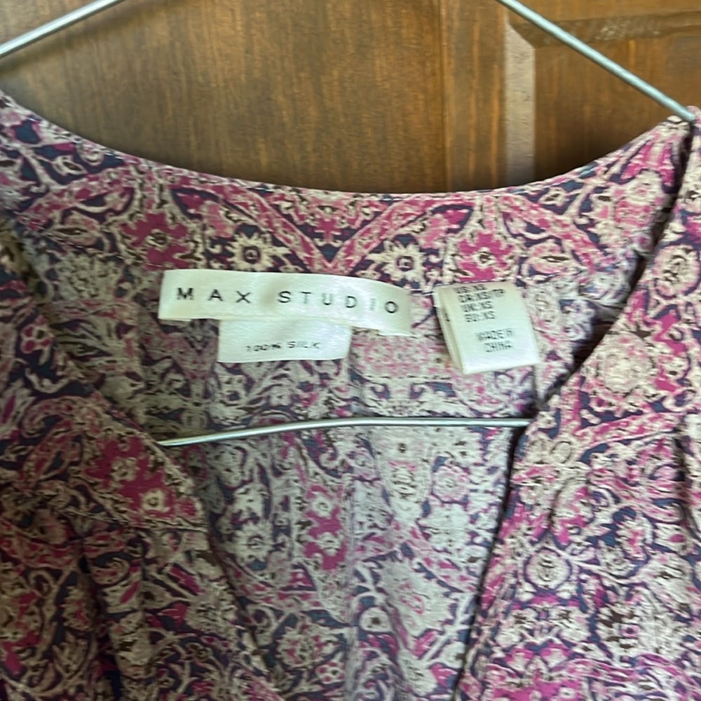 Silk Boho Blouse, Exceptionally Soft And Pretty! - image 2